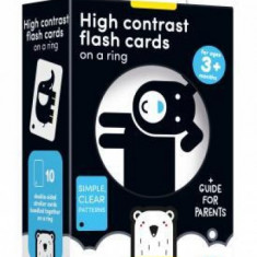 High Contrast Flash Cards on a Ring Age 3m+ Flash Cards