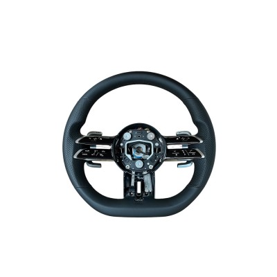 Volan sport piele compatibil cu modelele Mercedes 2011-2021 Produs compatibil - nu este OEM Cod: OCH-04 foto