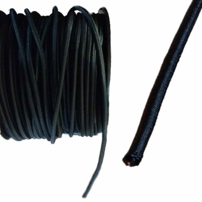 Cablu elastic 8 mm, negru, 5 m, pentru fixare prelata foto