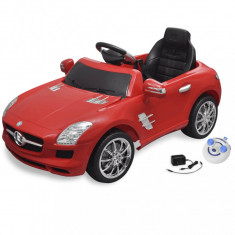 Ma?inu?a electrica Mercedes Benz SLS AMG 6 V cu telecomanda, ro?u foto