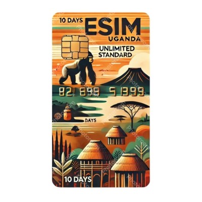 eSIM Uganda, Unlimited Standard, 10 Days foto