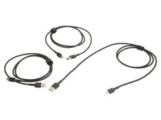 Cablu USB 2.0 USB-A la USB-C Negru 480Mbps foto