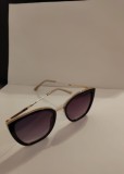 Ochelari de soare dama &ndash; ramă aurie &ndash; lentile mov degrad&eacute; &ndash; cat-eye
