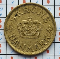 Danemarca 1/2 ore 1925 - Christian X - km 831 - D02