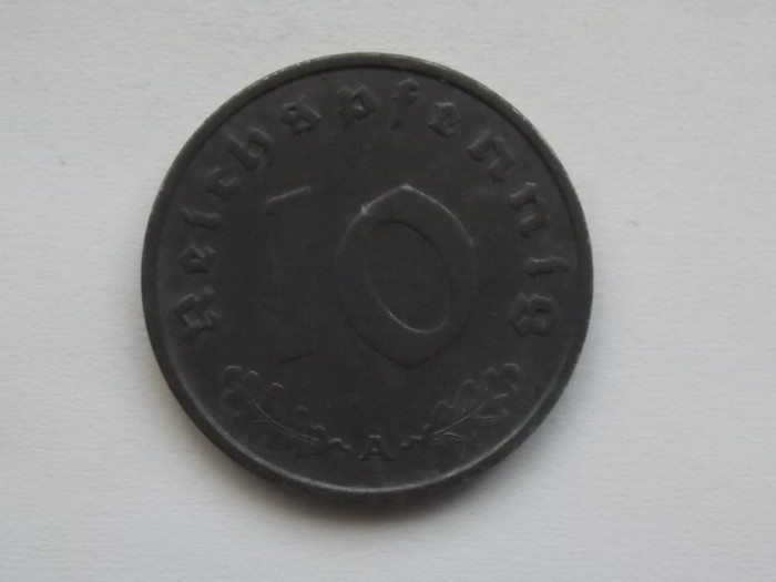 10 PFENNIG 1943 A GERMANIA-XF