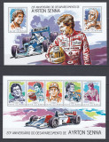 Cumpara ieftin Guinea-Bissau 2014- MASINI de CURSE - FORMULA 1 - AYRTON SENNA - BL+ KB - MNH, Nestampilat