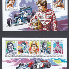 Guinea-Bissau 2014- MASINI de CURSE - FORMULA 1 - AYRTON SENNA - BL+ KB - MNH