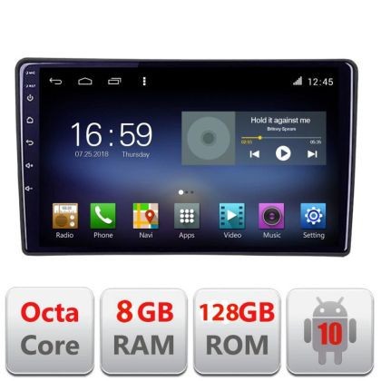 Navigatie Fiat TIPO 2015-2018 F-tipo Octa Core cu Android Radio Bluetooth Internet GPS WIFI DSP 8+128GB 4G CarStore Technology