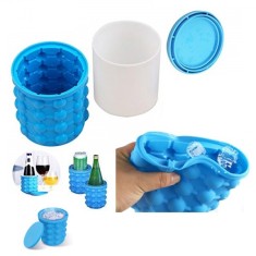 Frapiera Silicon 2in1 Cuburi Gheata si Racire Sticla foto
