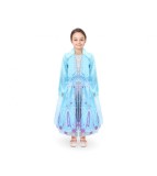 Costum carnaval Printesa Albastra pentru fetite, marime 110/125 cm (4-6 ani)