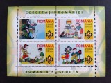 Mini-Bloc / Coliță Filatelică Cercetașii Rom&acirc;niei (Scouts) / Poșta Rom&acirc;nă (2005) - A583