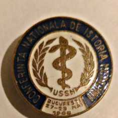 MEDICINA INSIGNA CONFERINTA NATIONALA DE ISTORIA MEDICINEI USSM BUCURESTI 1965