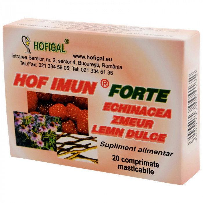 HOF IMUN FORTE 20CPR MASTICABILE