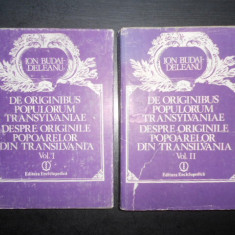 Ion Budai-Deleanu - Despre originile popoarelor din Transilvania 2 volume