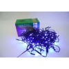 Instalatie de Craciun Flippy&reg; Tip Turturi, Franjuri cu Flash, Sectiune 5 m, 143 LED-uri, Interconectabila, Fir Negru, Albastru