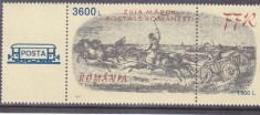 ROMANIA 1997 Ziua marcii postale - CU VINIETA MNH - LP 1435 foto