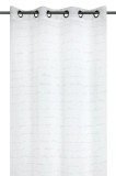 Perdea Doureve 135X260 Cm, Culoare Alb, 100% Poliester