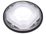 Lentilă LED Rotundă Silicon Neagră Transparentă