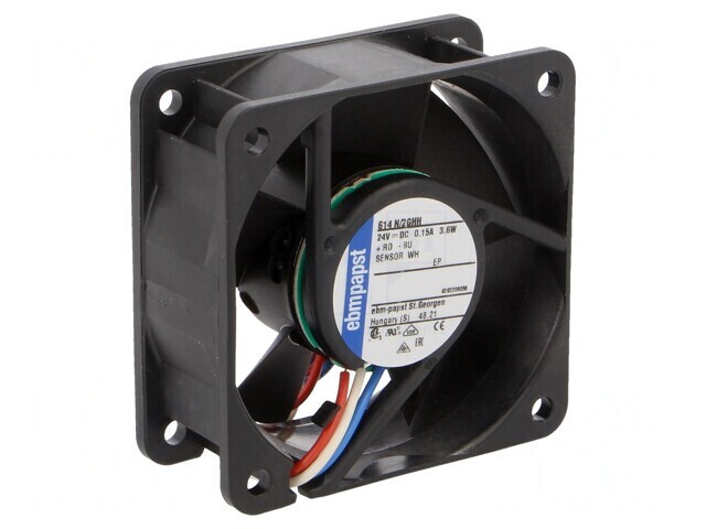 Ventilator axial 24V 60x60x25mm 56m3/h 43dBA