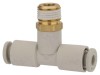 Conector Pneumatic SMC Tip Teu Mufabil KQ2T06-M5A Alama Filet M5 Diametru Cablu 6mm