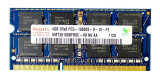 Memorie ram laptop Sodimm Hynix 4Gb DDR3 1333Mhz PC3-10600, 1.5V, hmt351s6bfr8c, 4 GB, 1333 mhz