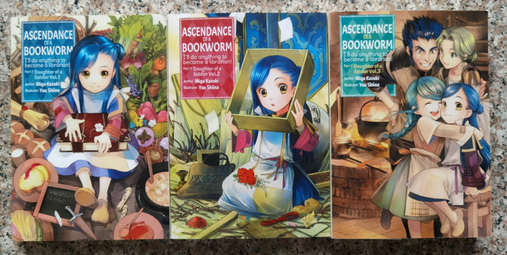 Melalui iklan yang ada di volume 31, Kazuki Miya selaku author mengumumkan  bahwa novel Honzuki no Gekokujou - Shisho ni Naru Tame niwa…