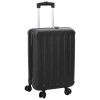 Valiza pliabilă cu carcasă dură 24&#039;Neagră 43x27x66 cm ABS