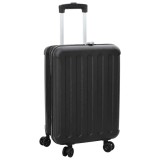 Valiza pliabilă cu carcasă dură 24&#039;Neagră 43x27x66 cm ABS