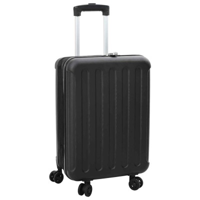 Valiza pliabilă cu carcasă dură 24&amp;#039;Neagră 43x27x66 cm ABS foto