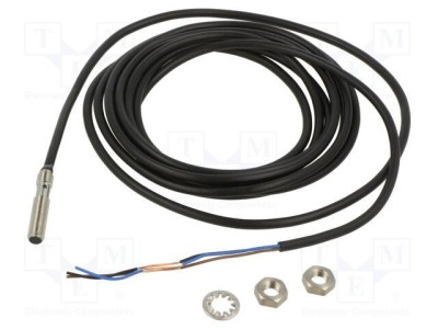 Senzor inductiv OMRON NPN NC 0-1,2mm 10-30V IP67 M5 cablu 2m foto