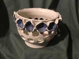 arta si design - Suport de lumanare vintage din ceramica realizat manual arta scandinava cu semnatura artistului !