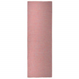 Covor de exterior, rosu, 80x250 cm, tesatura plata GartenMobel Dekor, vidaXL