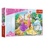 Puzzle cu 4 Printese in Gradina, 30 de Piese, Multicolor, CMCLASS