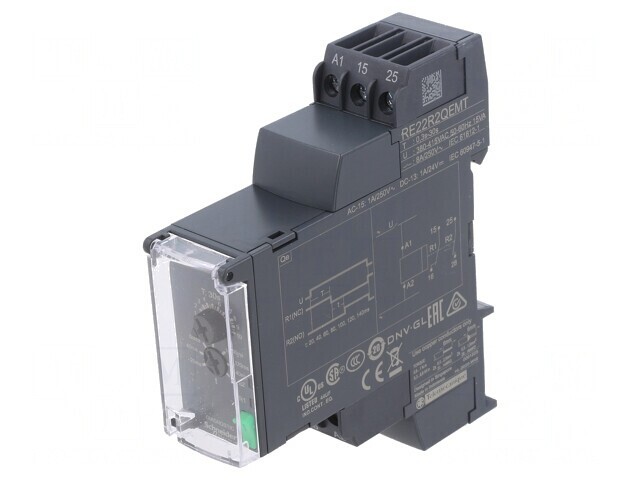 Timer DPDT 250VAC 8A 0.3-30s