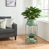 Suport plante Altena metal 60x27x27cm verde [en.casa] HausGarden Leisure