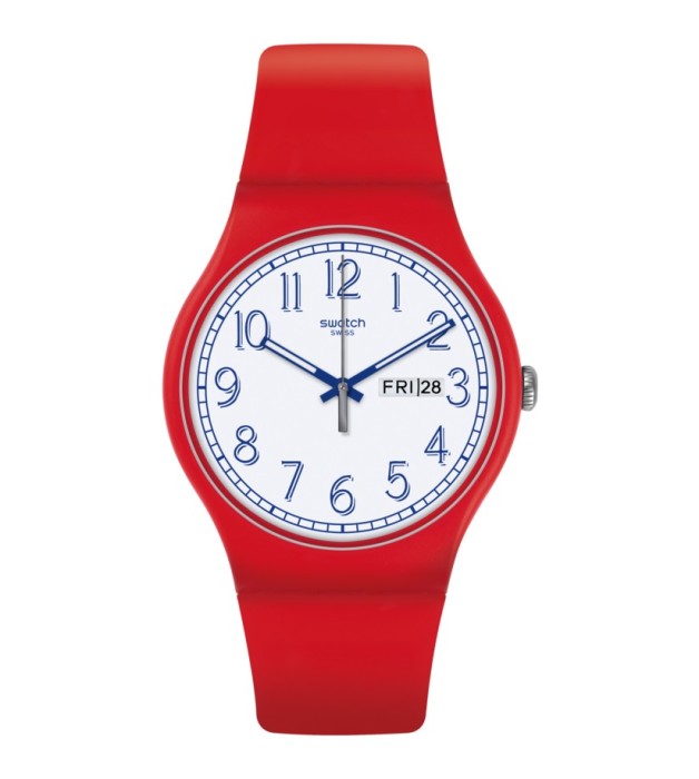 Ceas Dama, SWATCH, Red Me Up SUOR707 - Marime universala