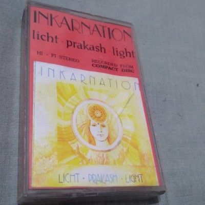 CASETA AUDIO INKARNATION -LICHT PRAKASH LIGHT ORIGINALA foto