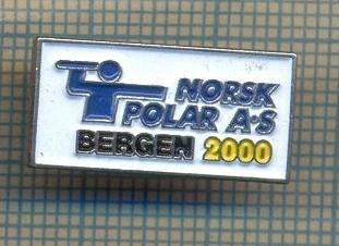 Y 1500 INSIGNA- NORSK POLAR A-S BERGEN 2000 -PENTRU COLECTIONARI foto