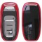 Husa Cheie Smartkey Audi 3 Butoane ROSIE TPU+PC Audi A6 A7 A8 4G AutoProtect KeyCars