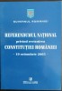 Referendumul National privind revizuirea Constitutiei Romaniei