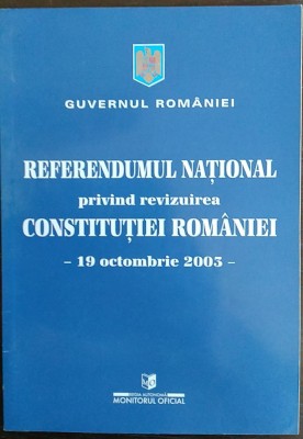 Referendumul National privind revizuirea Constitutiei Romaniei foto