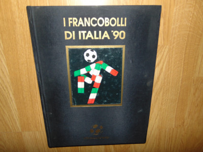 I FRANCOBOLLI DI ITALIA &amp;#039;90-TIMBRE DE LA CAMPIONATUL MONDIAL ITALIA 90 foto