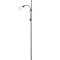 Lampa de podea Brilliant Spari, cu brat de citire, 60W, E27, negru alb - RESIGILAT