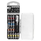 Set biti surubelnita 15 piese Graphite, cu suport magnetic 65 mm, 25 mm