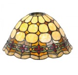 Cumpara ieftin Abajur veioza din sticla si polirasina Tiffany &Oslash; 25 x 15 cm h
