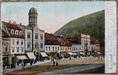 Brasov, Kornzeile, Piata Sfatului// CP foto