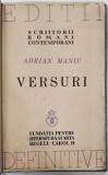 ADRIAN MANIU - VERSURI - BUCURESTI, 1938