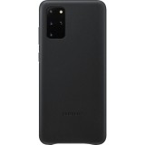 Husa de protectie Samsung Leather Cover pentru Galaxy S20 Plus, Black, Negru, Plastic, Carcasa