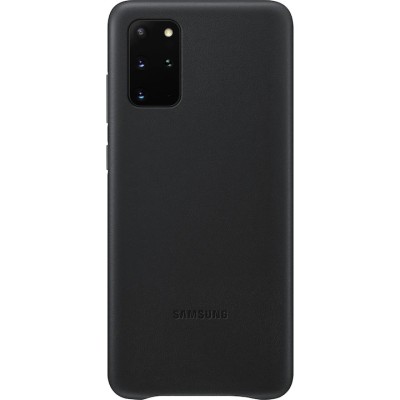 Husa de protectie Samsung Leather Cover pentru Galaxy S20 Plus, Black foto