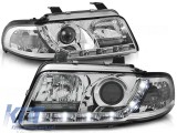 Set de faruri de tuning cu lumini LED potrivit pentru Audi A4 B5 01.1999-09.2000 sedan/combina, stanga si dreapta Performance AutoTuning